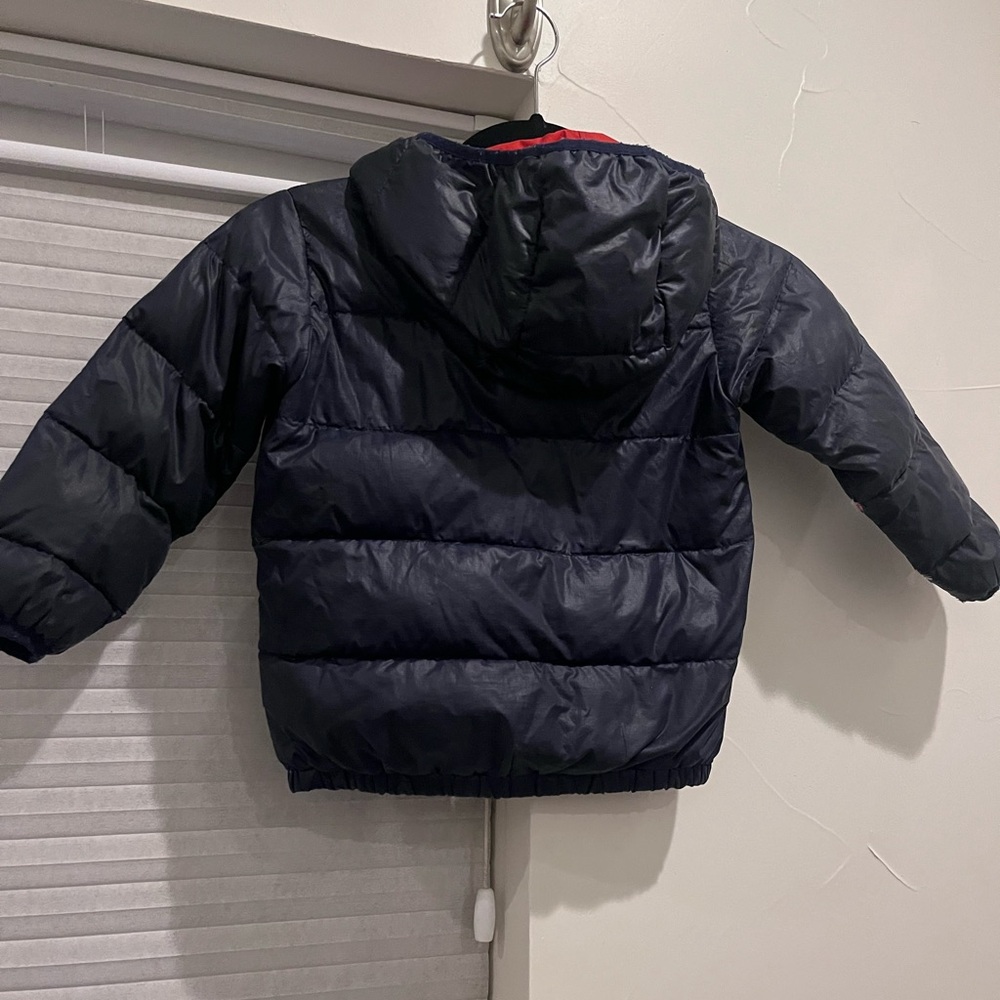 Patagonia Kids' Navy Hi-Loft Puffer Coat - Picture 3 of 9